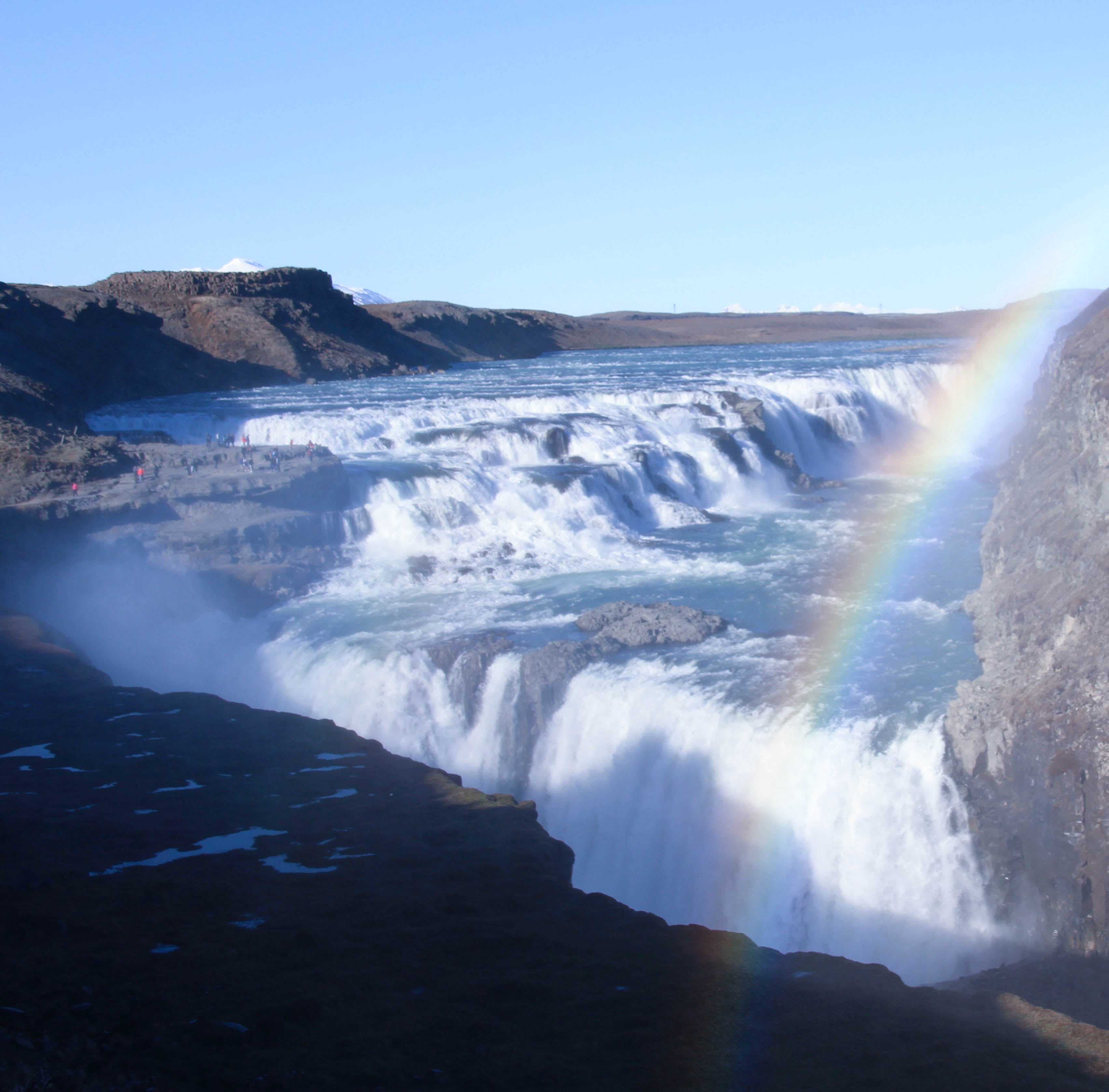 evening view of Gullfoss