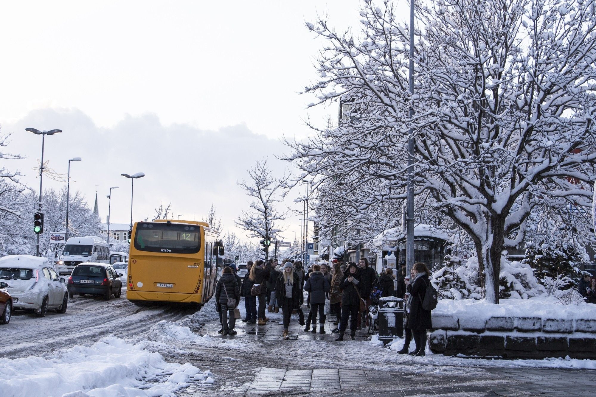 Public transportation takes you there in Reykjavík