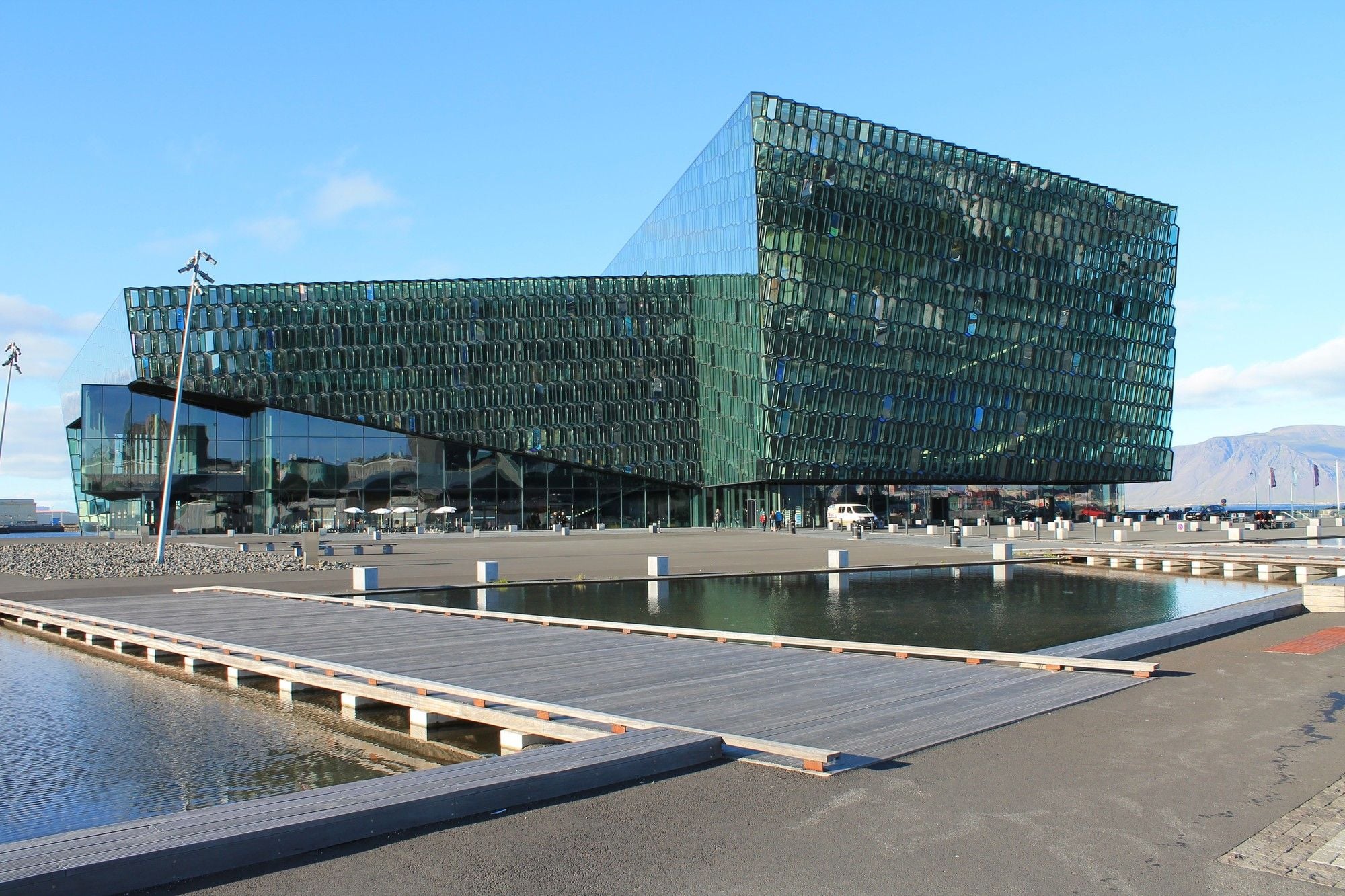 Harpa music hall in Reykjavik