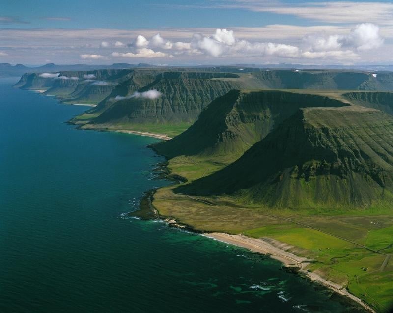 Part of the Westfjords in Iceland